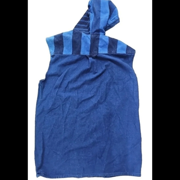 exhaust jeans Shirts Vintage Exhaust Hip Hop Jeans Denim Vest Mens